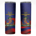 Haiti Independence Day Skinny Tumbler Ayiti Freedom Heritage