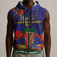 Haiti Independence Day Sleeveless Zip Hoodie Ayiti Freedom Heritage