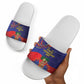 Haiti Independence Day Slide Sandals Ayiti Freedom Heritage