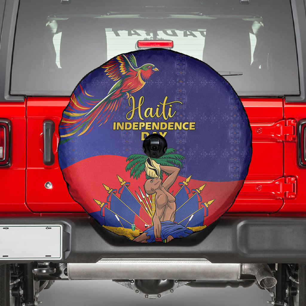 Haiti Independence Day Spare Tire Cover Ayiti Freedom Heritage