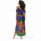 Haiti Independence Day Summer Maxi Dress Ayiti Freedom Heritage