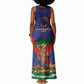 Haiti Independence Day Tank Maxi Dress Ayiti Freedom Heritage