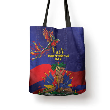 Haiti Independence Day Tote Bag Ayiti Freedom Heritage