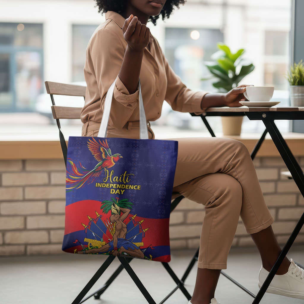 Haiti Independence Day Tote Bag Ayiti Freedom Heritage