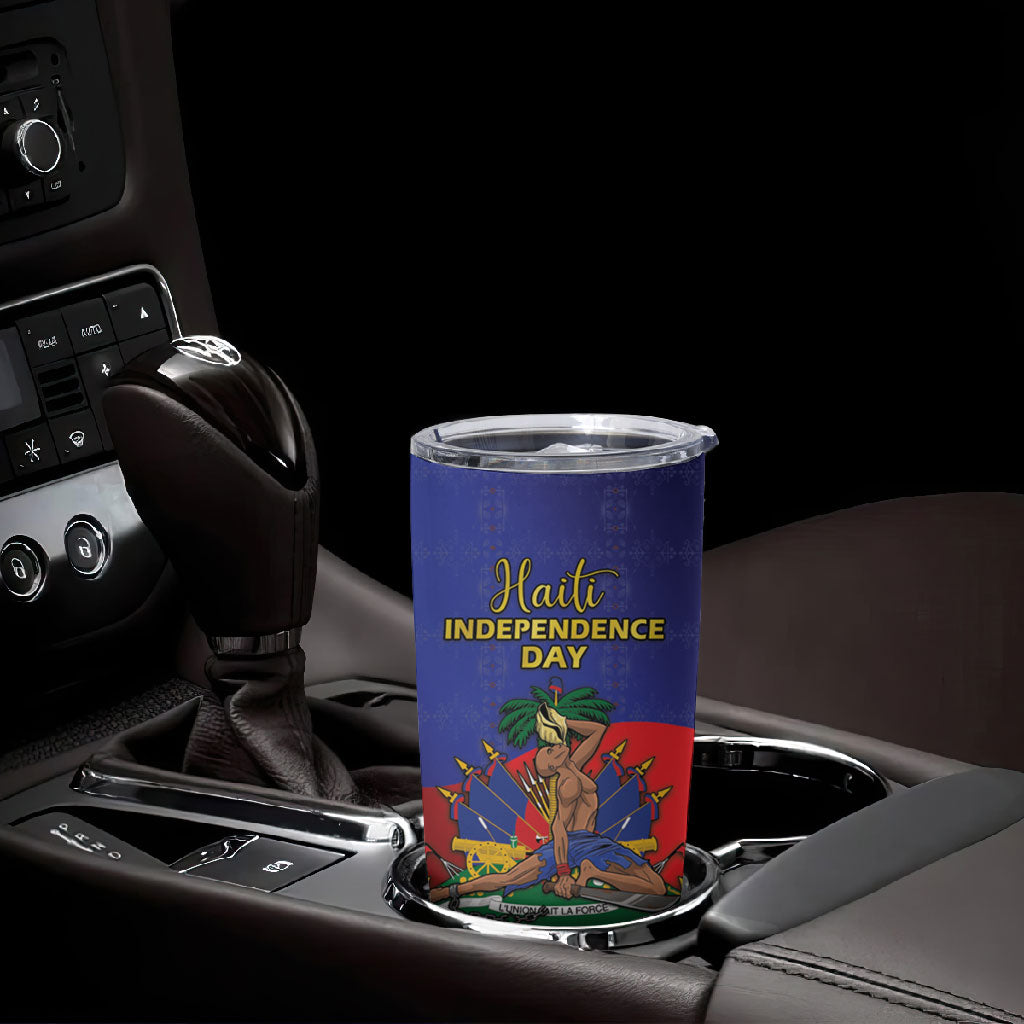 Haiti Independence Day Tumbler Cup Ayiti Freedom Heritage