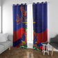 Haiti Independence Day Window Curtain Ayiti Freedom Heritage