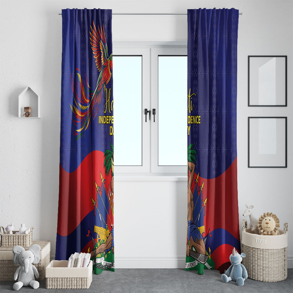 Haiti Independence Day Window Curtain Ayiti Freedom Heritage