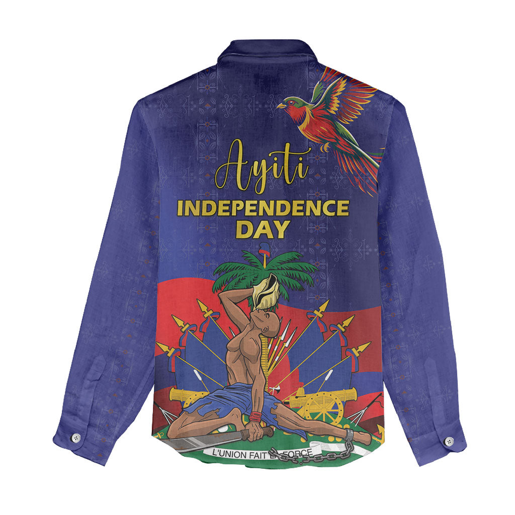 Haiti Independence Day Women Casual Shirt Ayiti Freedom Heritage