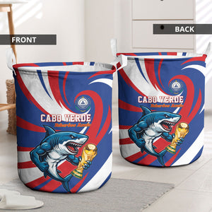World Football 2026 Cabo Verde Laundry Basket Blue Shark Champions Trophy