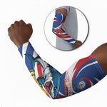 Custom World Football 2026 Cabo Verde Arm Sleeves Blue Shark Champions Trophy