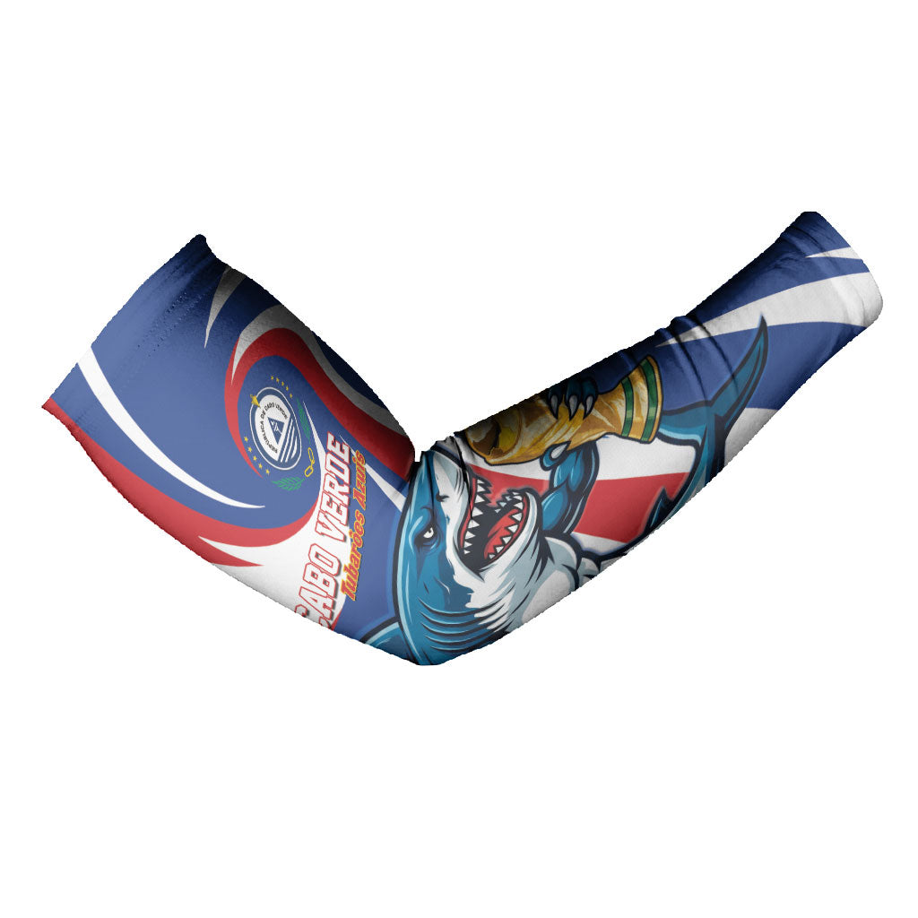 Custom World Football 2026 Cabo Verde Arm Sleeves Blue Shark Champions Trophy