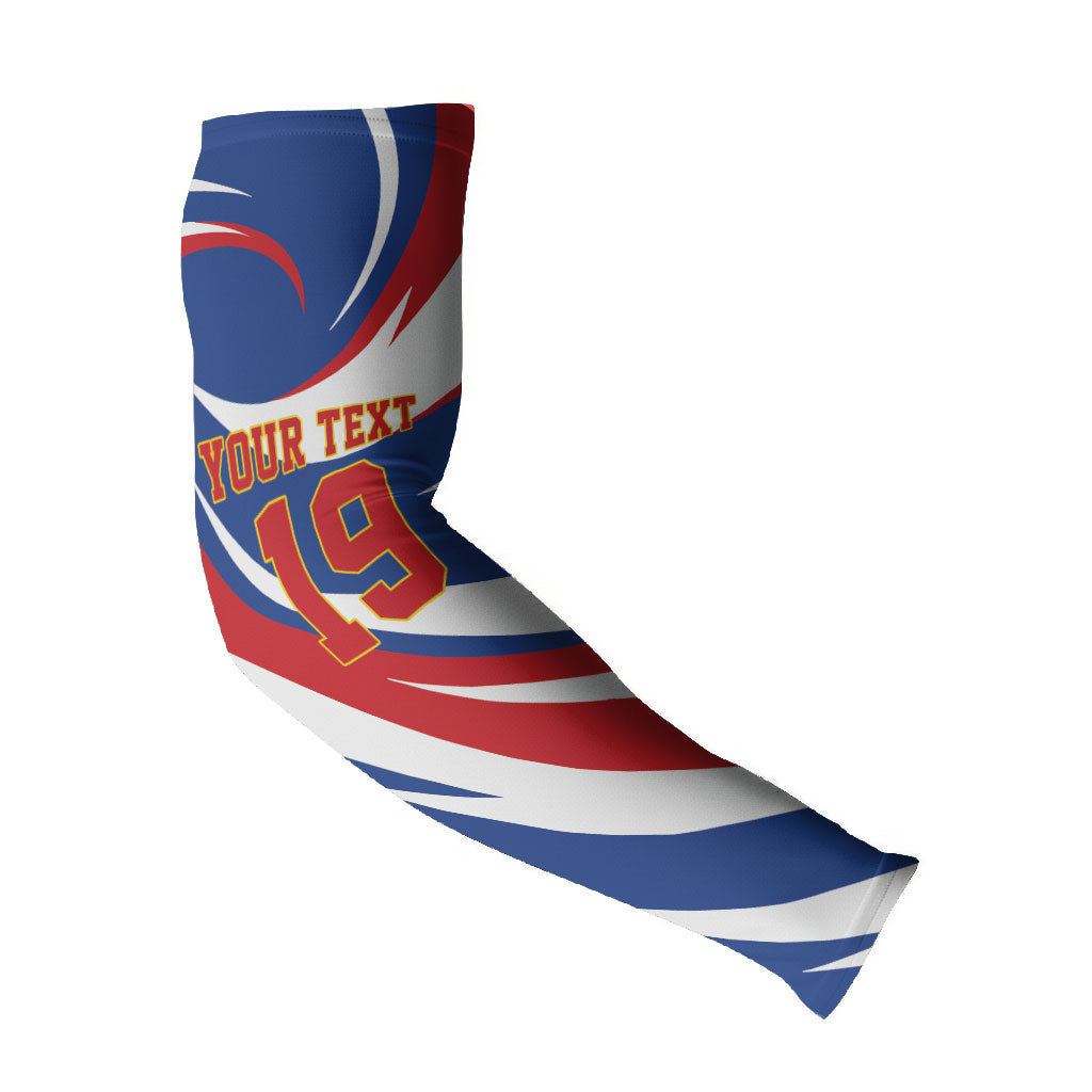 Custom World Football 2026 Cabo Verde Arm Sleeves Blue Shark Champions Trophy