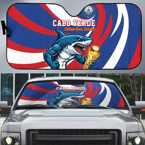 World Football 2026 Cabo Verde Auto Sun Shade Blue Shark Champions Trophy