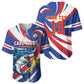 Custom World Football 2026 Cabo Verde Baseball Jersey Blue Shark Champions Trophy