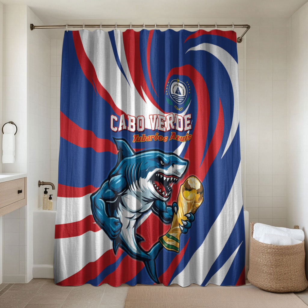 World Football 2026 Cabo Verde Bathroom Set Blue Shark Champions Trophy