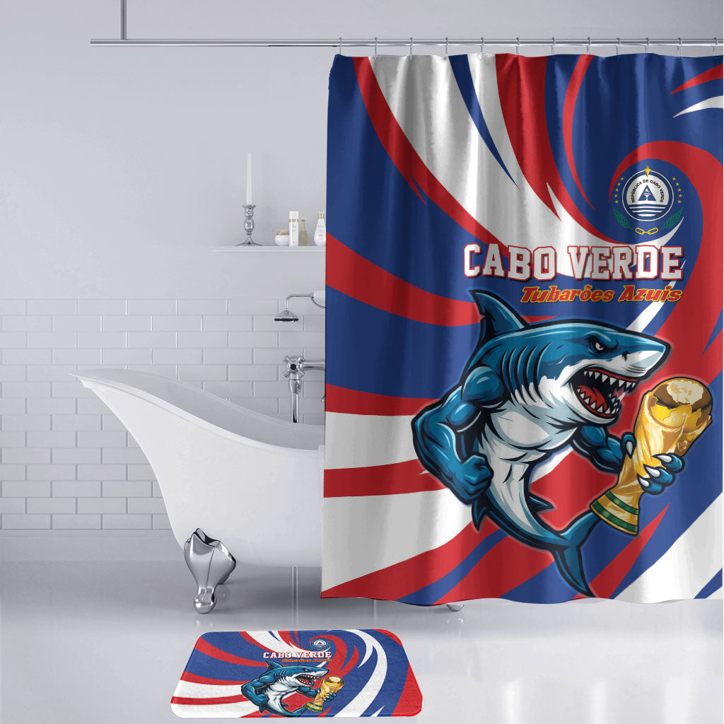 World Football 2026 Cabo Verde Bathroom Set Blue Shark Champions Trophy