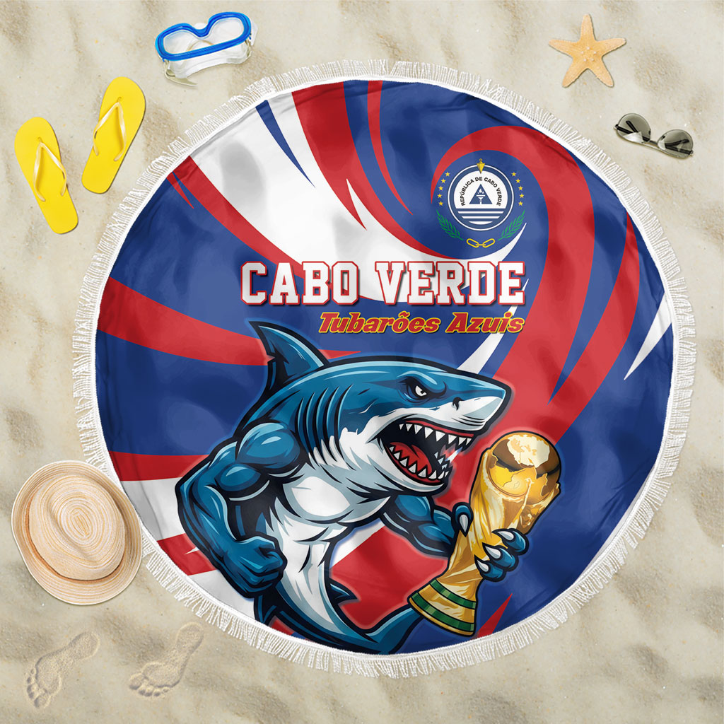 World Football 2026 Cabo Verde Beach Blanket Blue Shark Champions Trophy