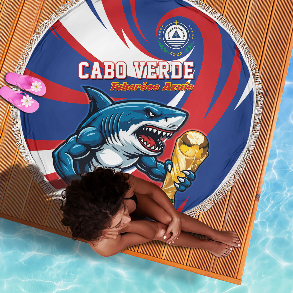 World Football 2026 Cabo Verde Beach Blanket Blue Shark Champions Trophy