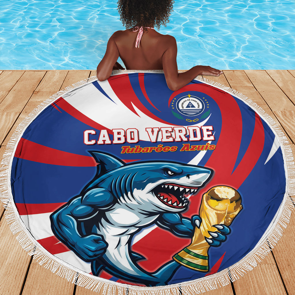 World Football 2026 Cabo Verde Beach Blanket Blue Shark Champions Trophy