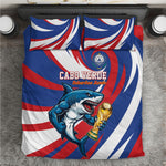 World Football 2026 Cabo Verde Bedding Set Blue Shark Champions Trophy