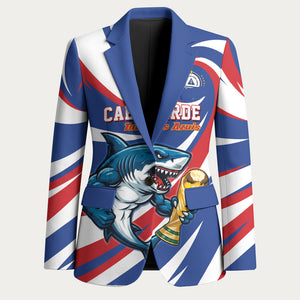 Custom World Football 2026 Cabo Verde Blazer Blue Shark Champions Trophy