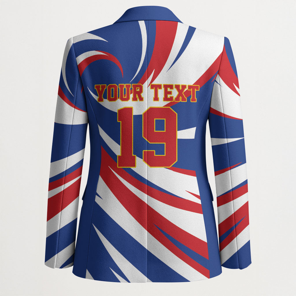 Custom World Football 2026 Cabo Verde Blazer Blue Shark Champions Trophy