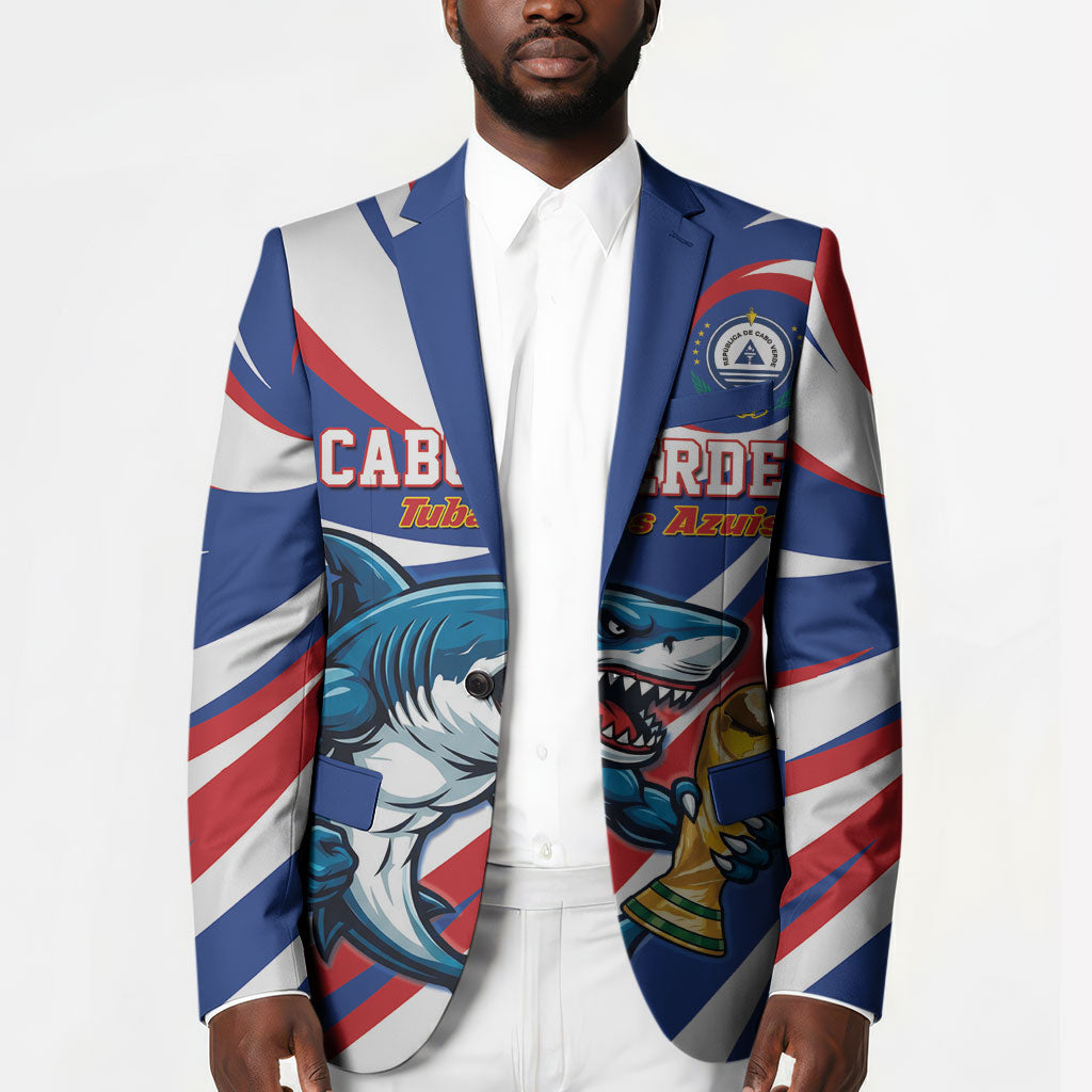 Custom World Football 2026 Cabo Verde Blazer Blue Shark Champions Trophy