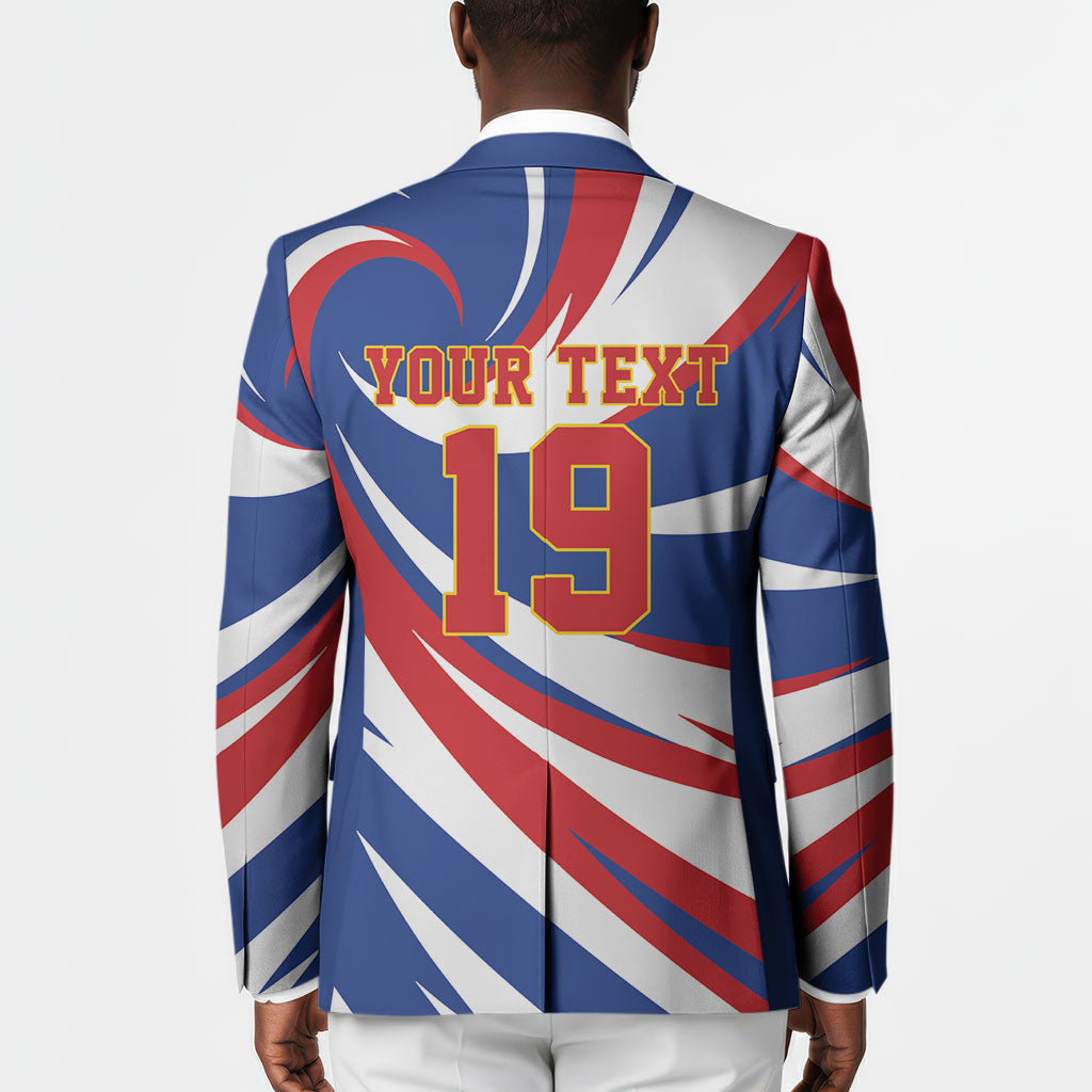 Custom World Football 2026 Cabo Verde Blazer Blue Shark Champions Trophy