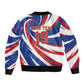 Custom World Football 2026 Cabo Verde Bomber Jacket Blue Shark Champions Trophy