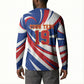 Custom World Football 2026 Cabo Verde Button Sweatshirt Blue Shark Champions Trophy