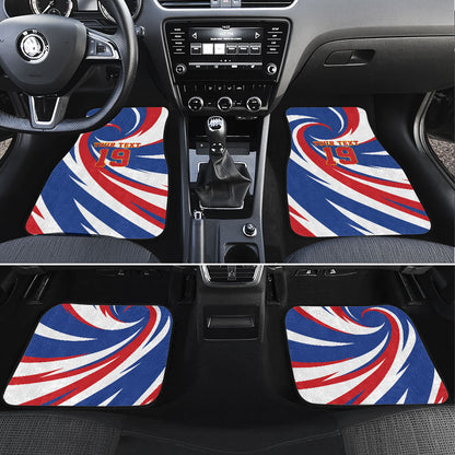 Custom World Football 2026 Cabo Verde Car Mats Blue Shark Champions Trophy