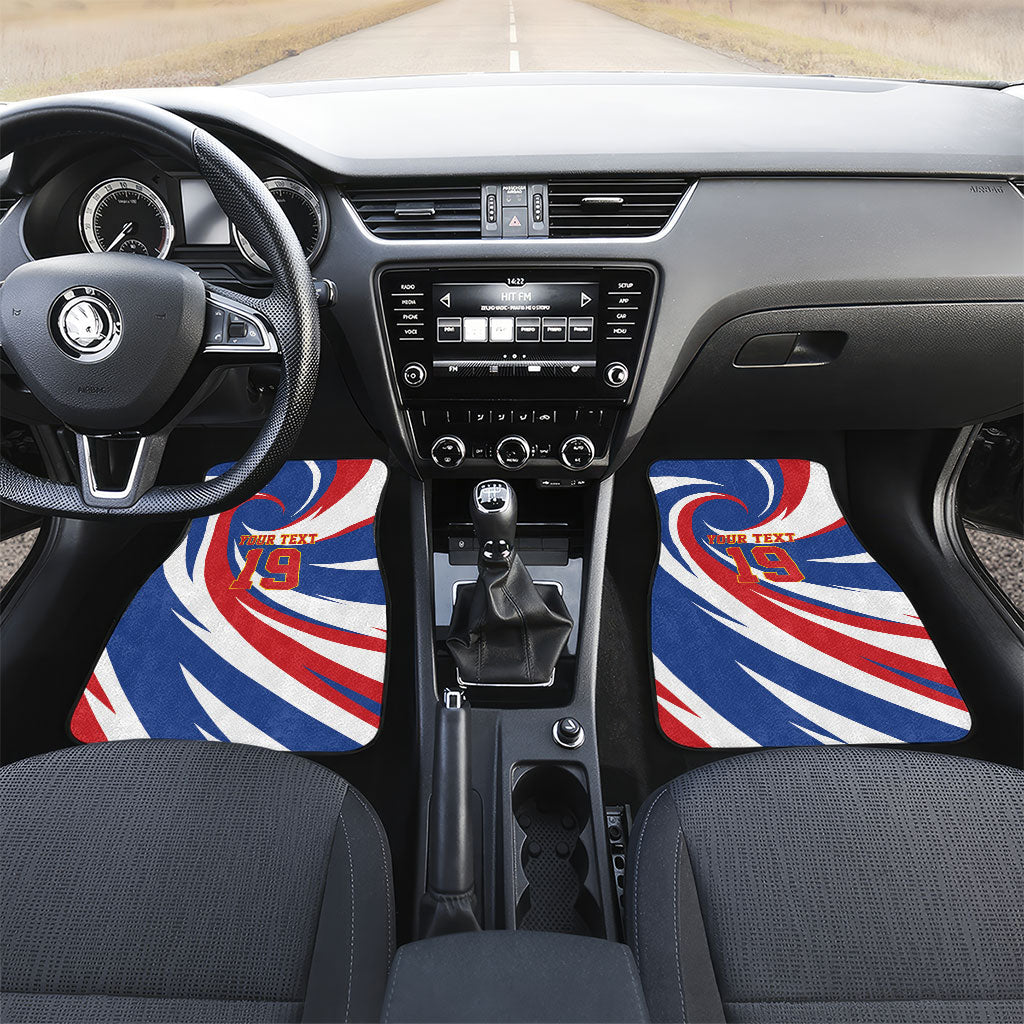 Custom World Football 2026 Cabo Verde Car Mats Blue Shark Champions Trophy