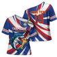 Custom World Football 2026 Cabo Verde Cross Shoulder Shirt Blue Shark Champions Trophy