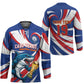 Custom World Football 2026 Cabo Verde Hockey Jersey Blue Shark Champions Trophy