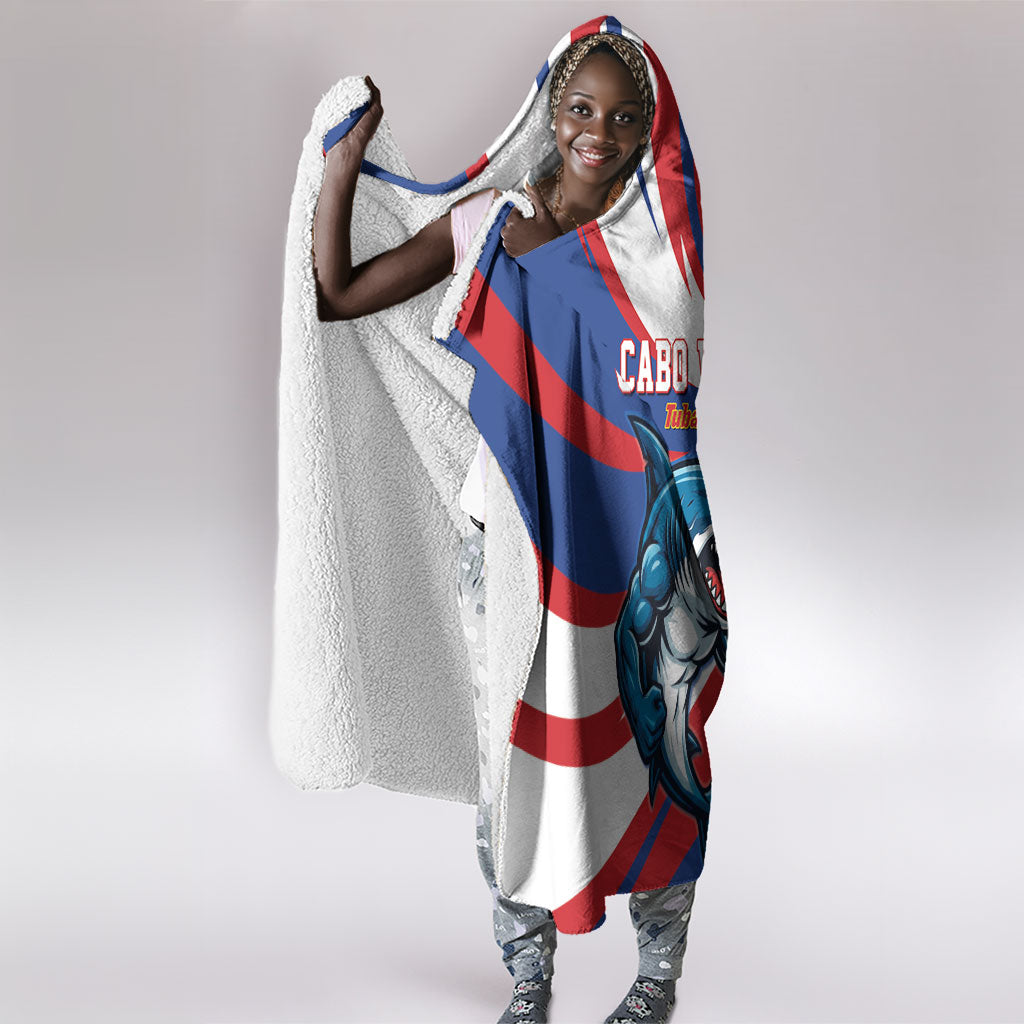 World Football 2026 Cabo Verde Hooded Blanket Blue Shark Champions Trophy