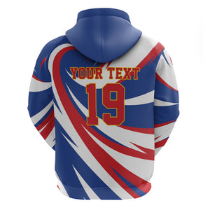 Custom World Football 2026 Cabo Verde Hoodie Blue Shark Champions Trophy