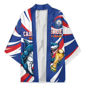 Custom World Football 2026 Cabo Verde Kimono Blue Shark Champions Trophy