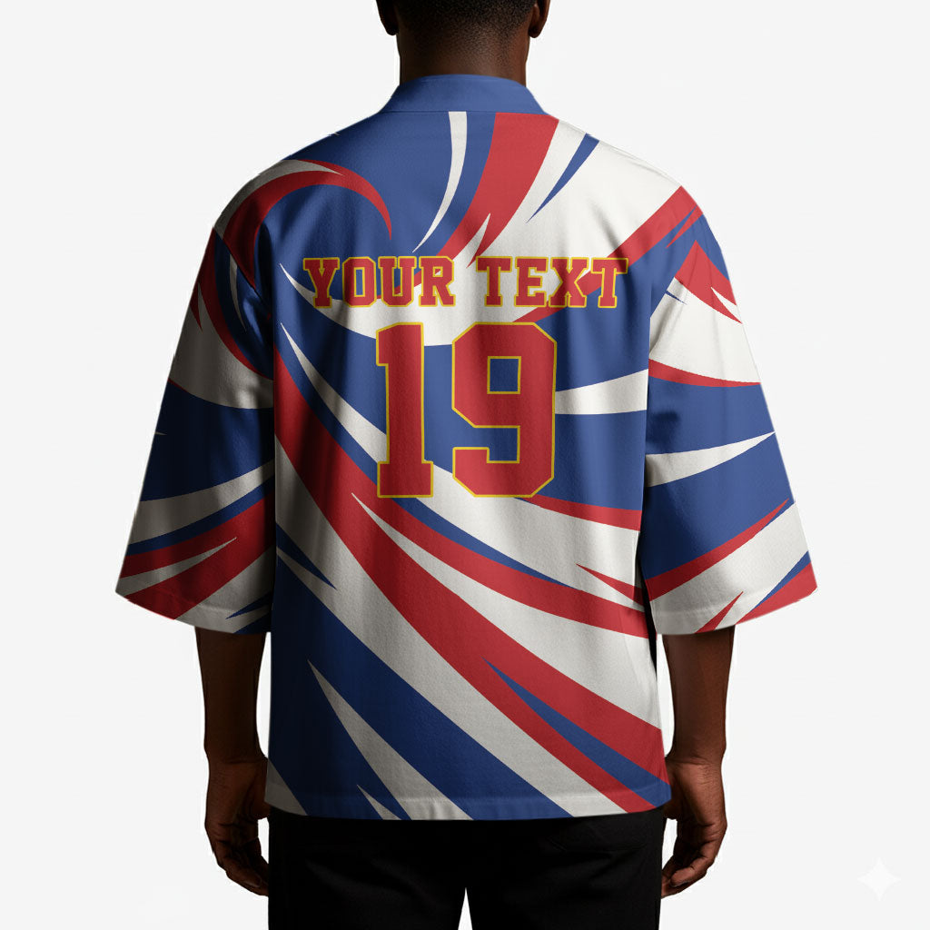 Custom World Football 2026 Cabo Verde Kimono Blue Shark Champions Trophy
