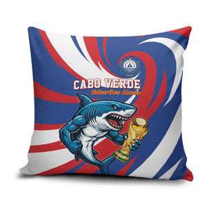 World Football 2026 Cabo Verde Pillow Cover Blue Shark Champions Trophy