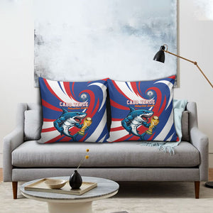 World Football 2026 Cabo Verde Pillow Cover Blue Shark Champions Trophy