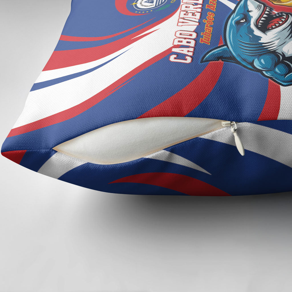 World Football 2026 Cabo Verde Pillow Cover Blue Shark Champions Trophy