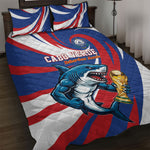 World Football 2026 Cabo Verde Quilt Bed Set Blue Shark Champions Trophy