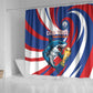 World Football 2026 Cabo Verde Shower Curtain Blue Shark Champions Trophy