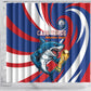 World Football 2026 Cabo Verde Shower Curtain Blue Shark Champions Trophy