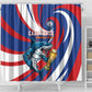 World Football 2026 Cabo Verde Shower Curtain Blue Shark Champions Trophy