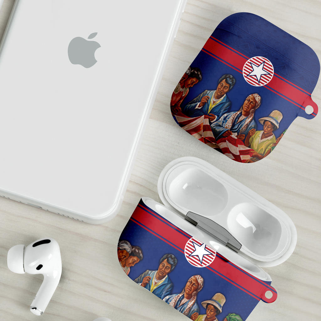 Liberia Flag Day AirPods Case Lone Star Heritage Pride