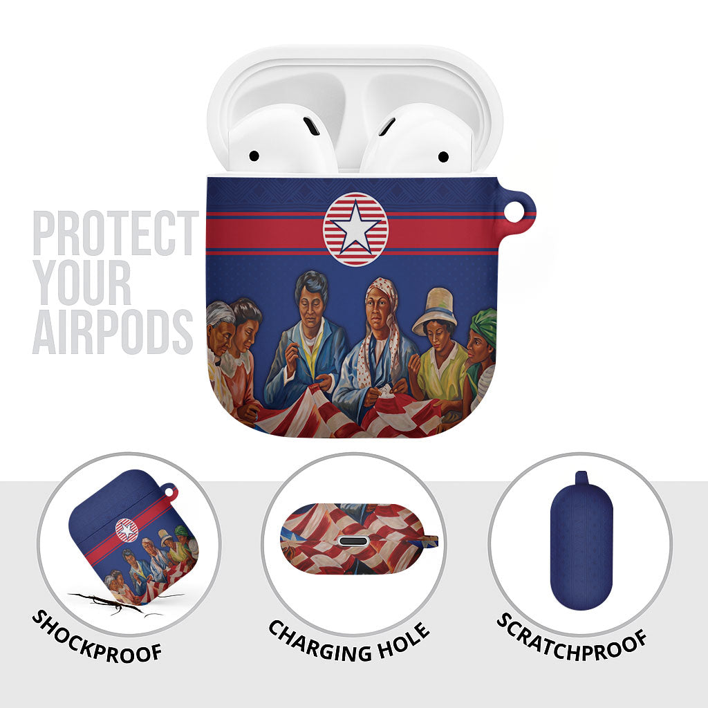 Liberia Flag Day AirPods Case Lone Star Heritage Pride