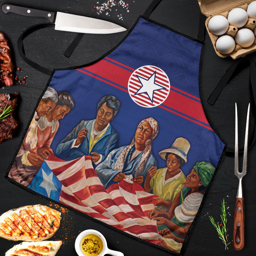 Liberia Flag Day Apron Lone Star Heritage Pride