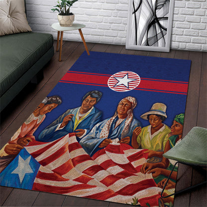 Liberia Flag Day Area Rug Lone Star Heritage Pride