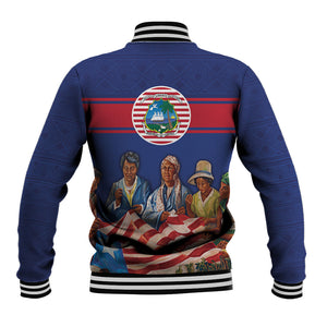 Liberia Flag Day Baseball Jacket Lone Star Heritage Pride